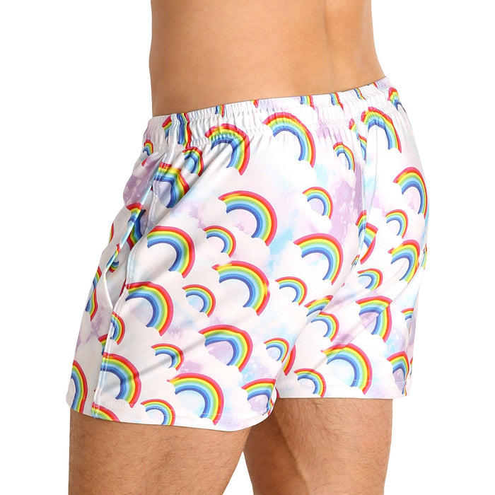 LASC Malibu Swim Shorts - Rainbow Cloud - Destination PSP
