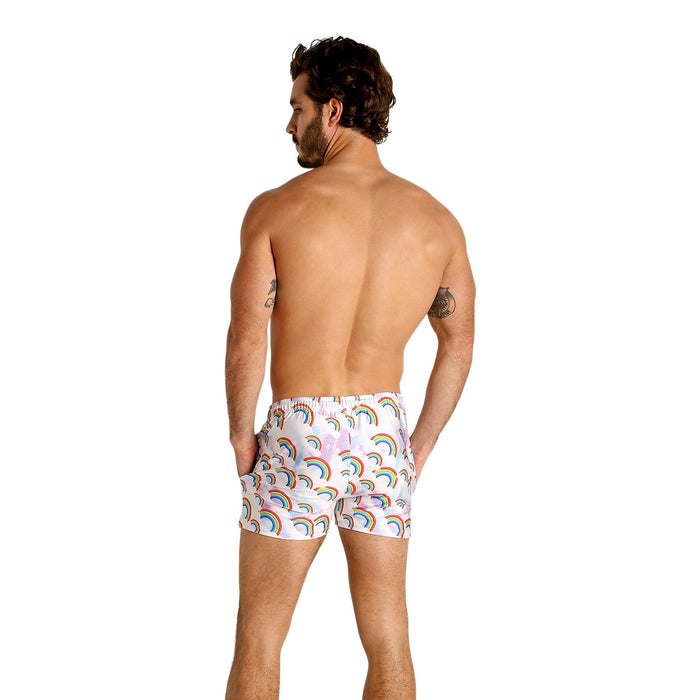 LASC Malibu Swim Shorts - Rainbow Cloud - Destination PSP