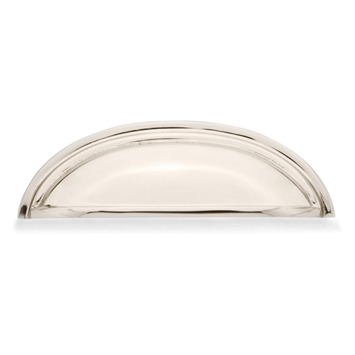 A traditional rectangular cup pull with geometric details.