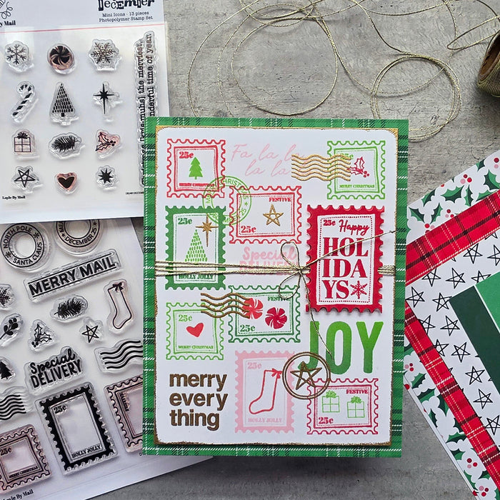 Layle By Mail | Dear December - Say It 4x6 Stamp Set