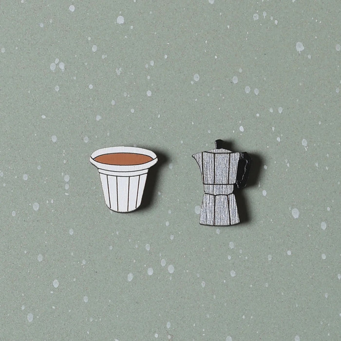 Le Chic Miami - Cafecito Stud Earrings
