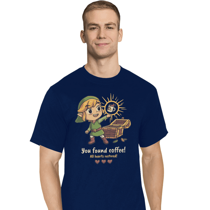 Shirts T-Shirts, Tall / Large / Navy Legendary Coffee