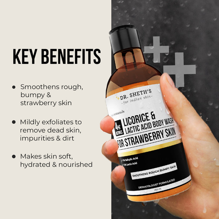 Licorice & Lactic Acid Body Wash - 250ml