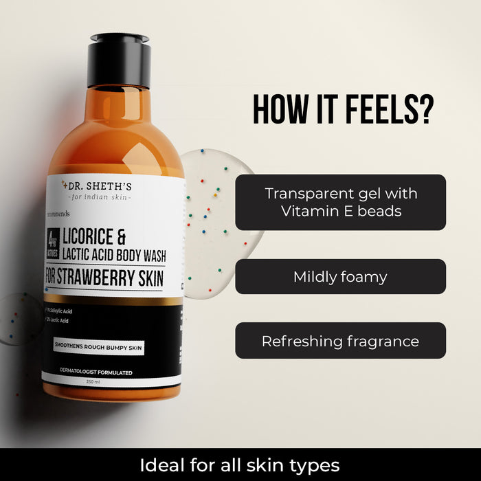 Licorice & Lactic Acid Body Wash - 250ml