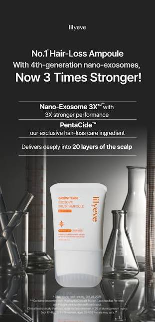 Lilyeve Grow:Turn Exosome Brush Amppule 100ml