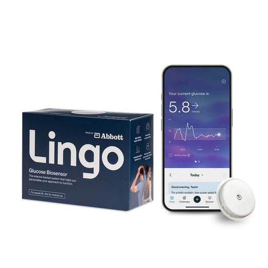 Lingo by Abbott 2-week Continuous Glucose Monitor & App - Wearable Glucose Tracker