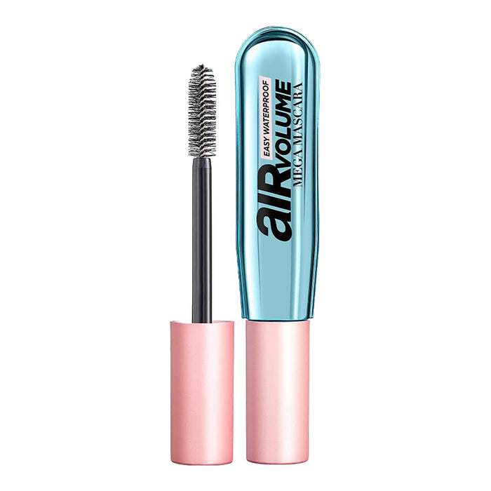 L'Oreal Air Volume Mega Lightweight Mascara Waterproof 854 Black – air-whipped formula, 12X volume, smudge-proof brush Blush Fiji