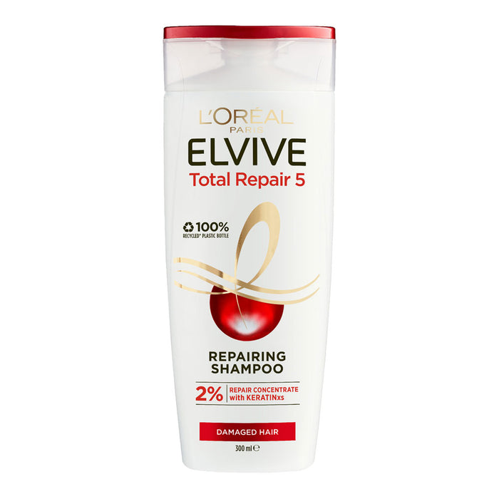 L'Oreal Elvive Total Repair 5 Repairing Shampoo – repairs, strengthens & restores shine to damaged hair