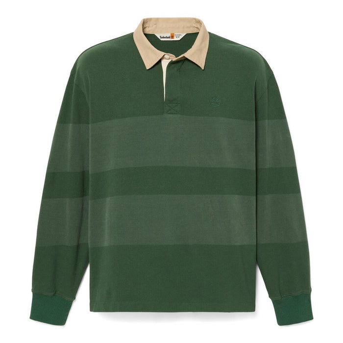 Ls Striped Rugby Polo