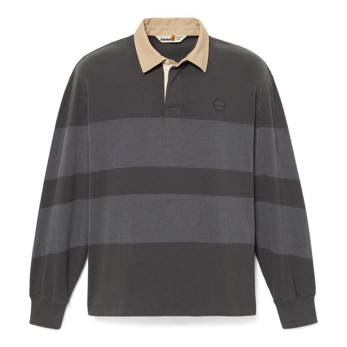 Ls Striped Rugby Polo