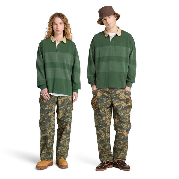 Ls Striped Rugby Polo