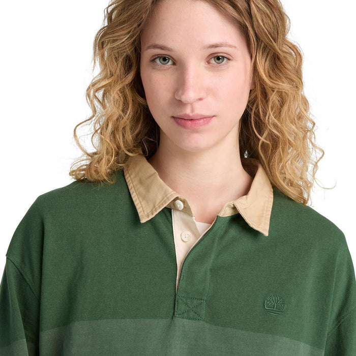 Ls Striped Rugby Polo