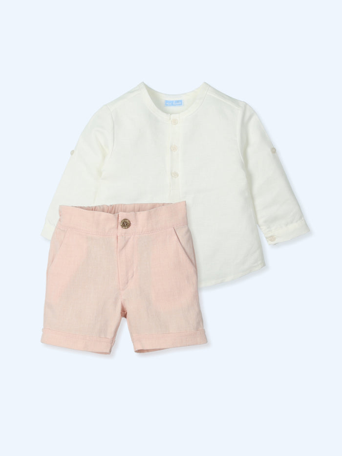 Mac Ilusion Boys 6m Pink 2 Piece Set
