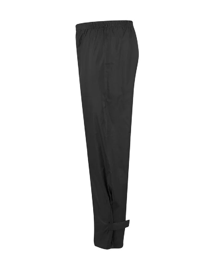 Black coloured Mac In A Sac Origin 2 Childrens Overtrousers on white background #colour_black