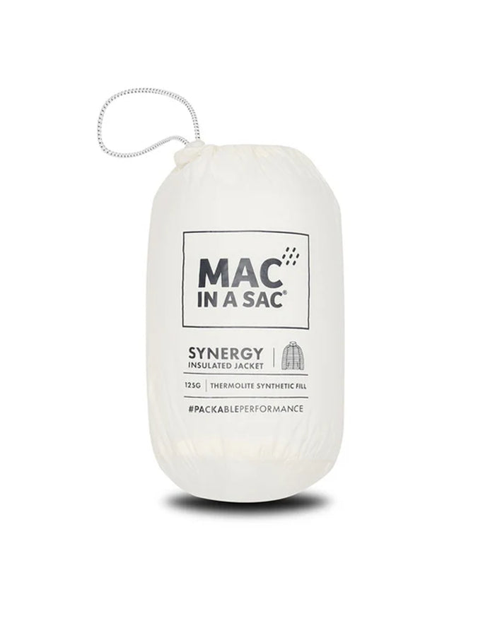 Ivory coloured Mac In A Sac Womens Synergy Jacket on white background #colour_ivory