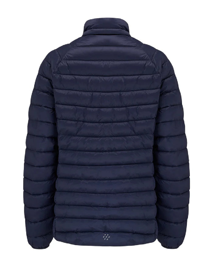 Navy coloured Mac In A Sac Womens Synergy Jacket on white background #colour_navy