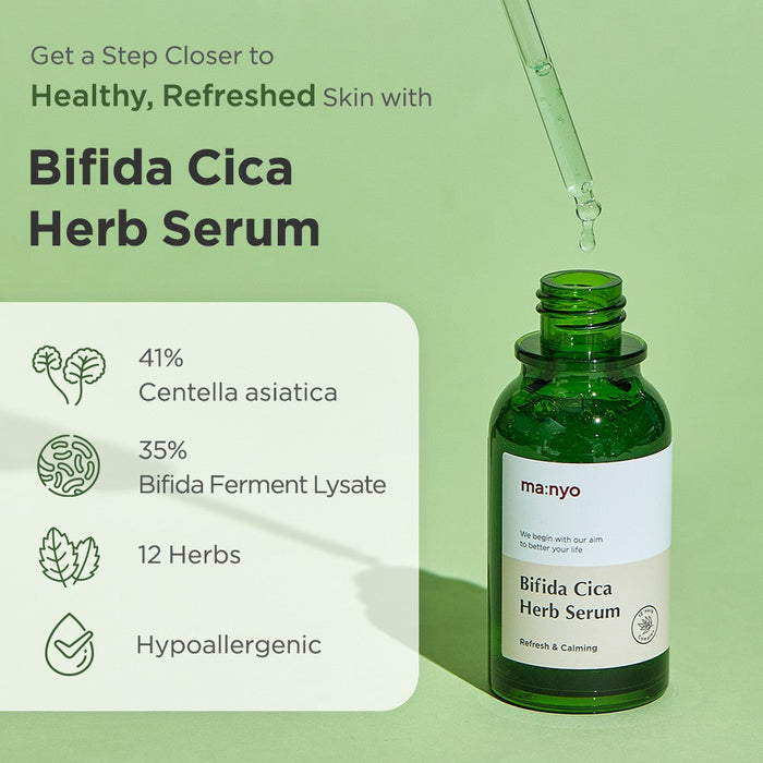 ma:nyo Bifida Cica Herb Serum 1.69 fl. oz. / 50ml