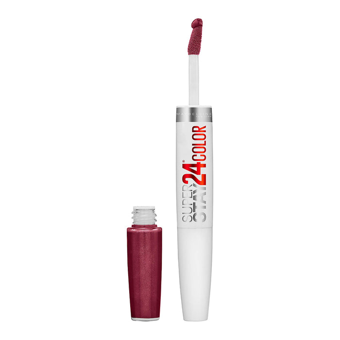 Maybelline Super Stay 24 Color Lipstick in 050 UNLIMITED RAISIN – bold longwear lip colour with conditioning balm