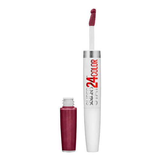 Maybelline Super Stay 24 Color Lipstick in 050 UNLIMITED RAISIN – bold longwear lip colour with conditioning balm