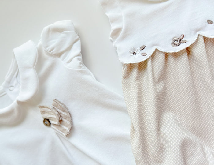 Mayoral 2 Pack of Rompers Camel / beige