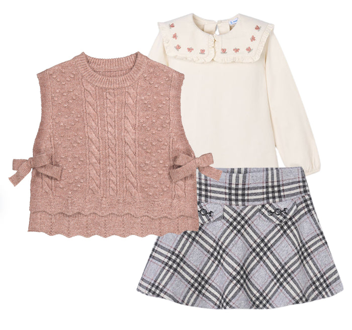 Mayoral 3 piece Skirt Set