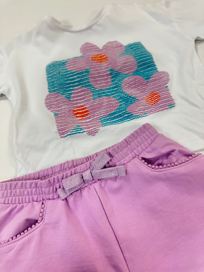 Mayoral Lilac Shorts Set