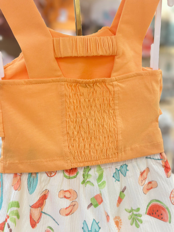 Mayoral Peach Shorts Set