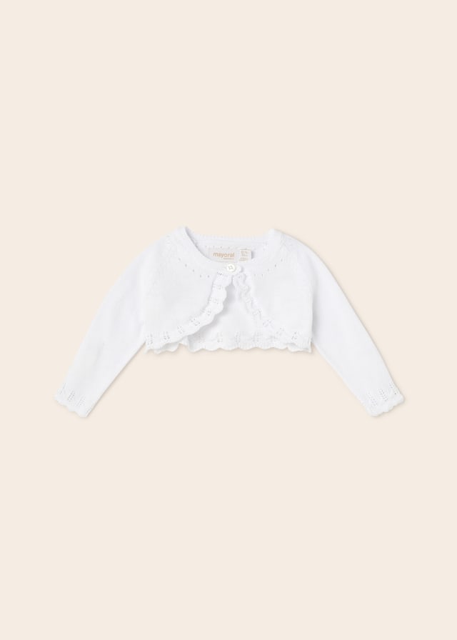 Mayoral White Cardigan