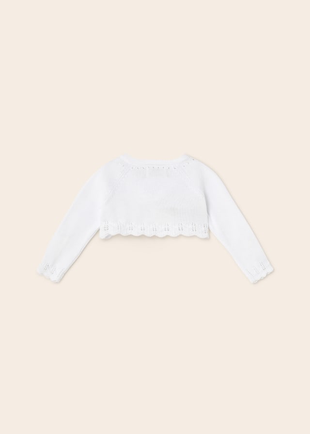 Mayoral White Cardigan