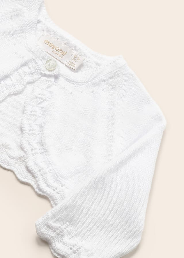 Mayoral White Cardigan