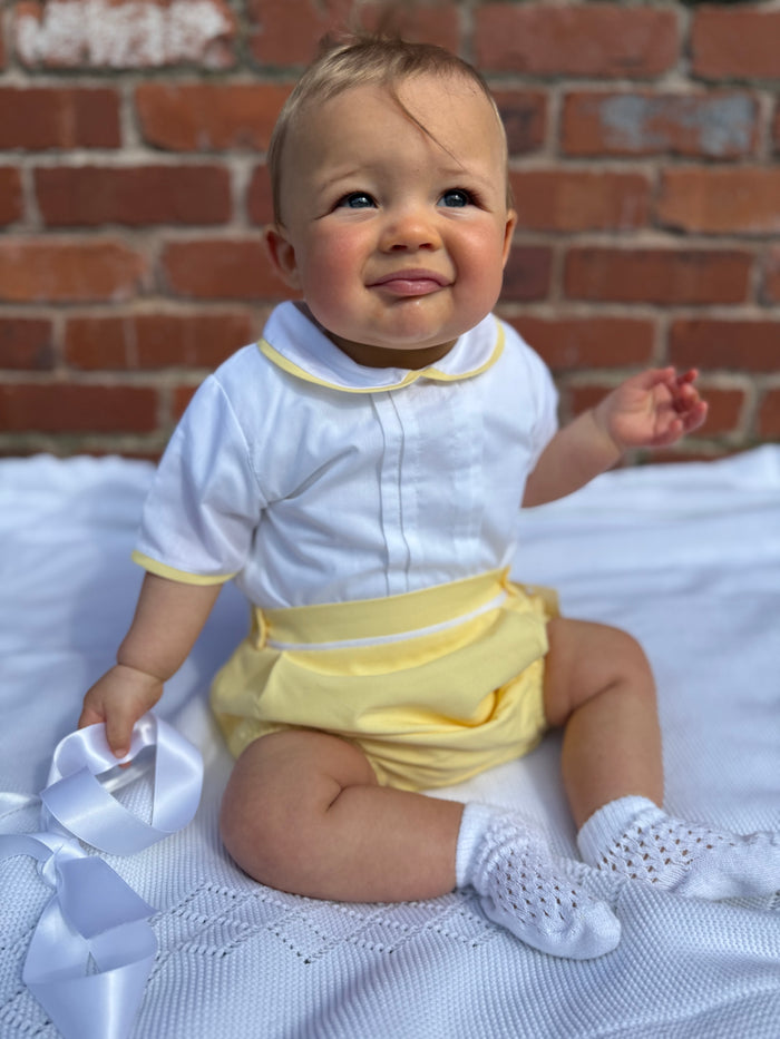 MIA BELLA Boys Lemon 2 Piece Set