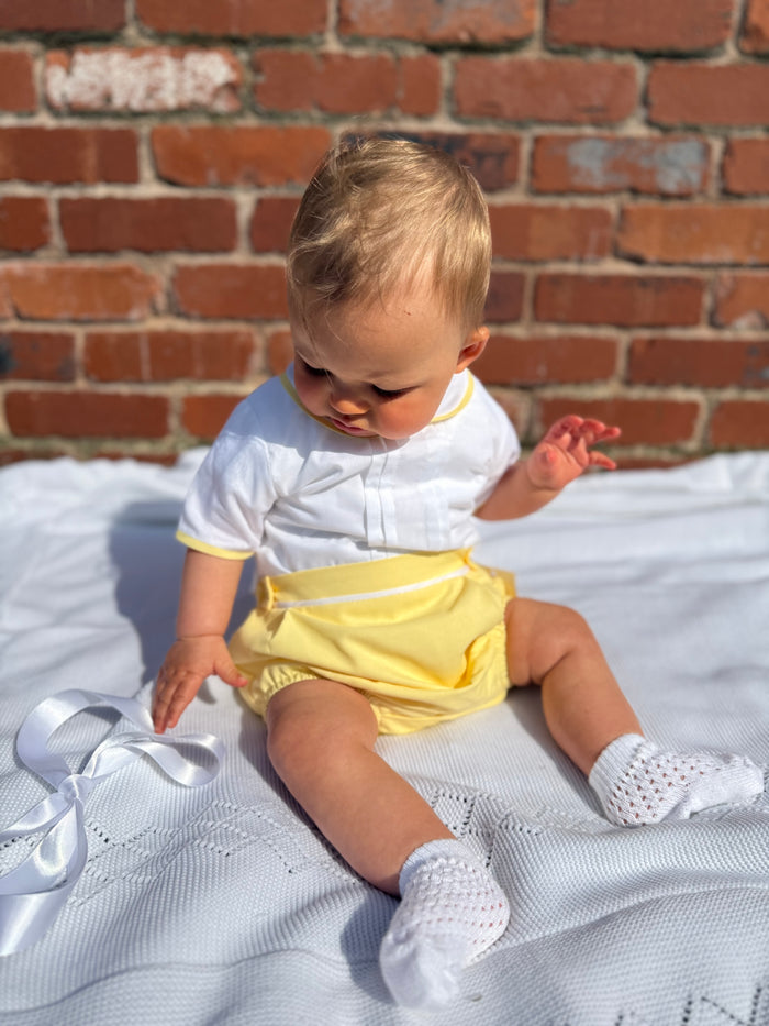 MIA BELLA Boys Lemon 2 Piece Set
