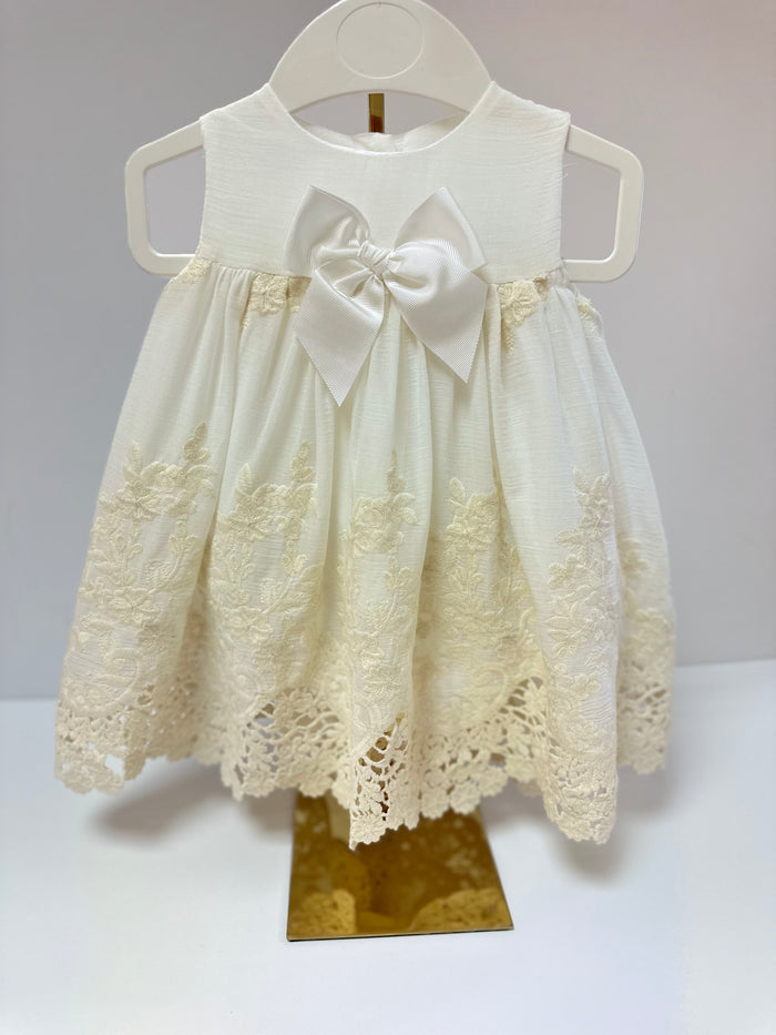 Mia Bella Ivory Lace Dress & Pants