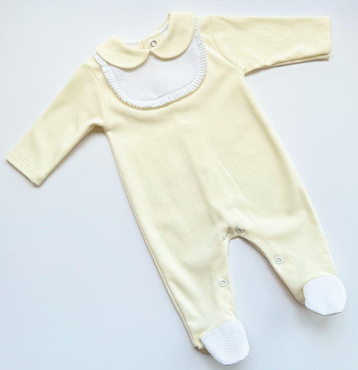 MIA BELLA Lemon Cotton BabyGrow