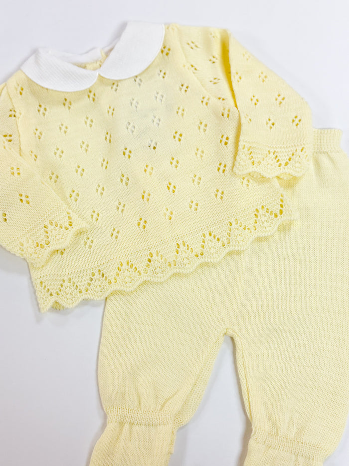 MIA BELLA Lemon Knit 2 Piece Set