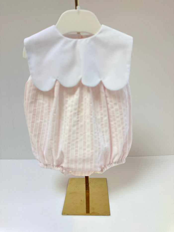 Mia Bella Pink Striped Romper