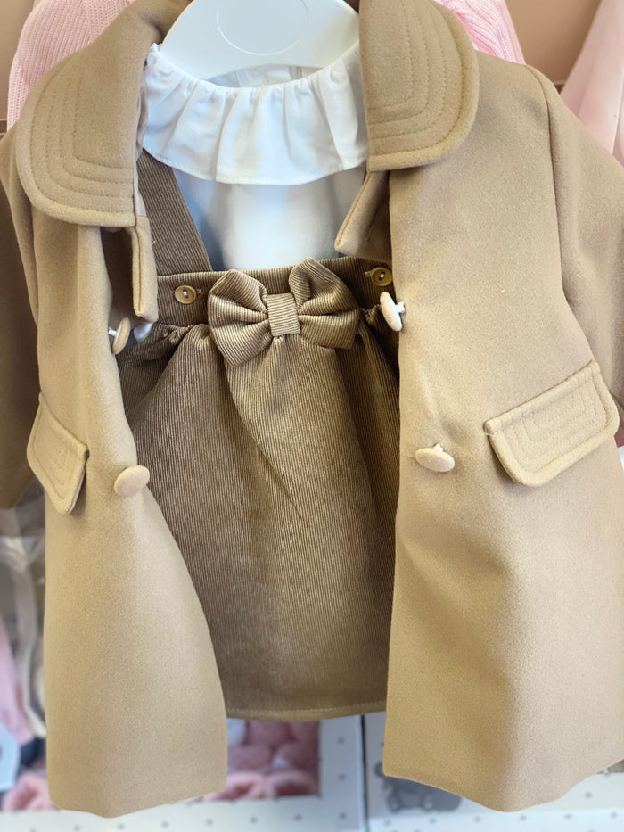 MIA BELLA Unisex Traditional coat camel C102