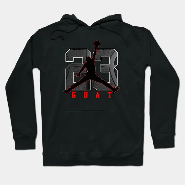 Michael Jordan 23 Black Matte Style Hoodie