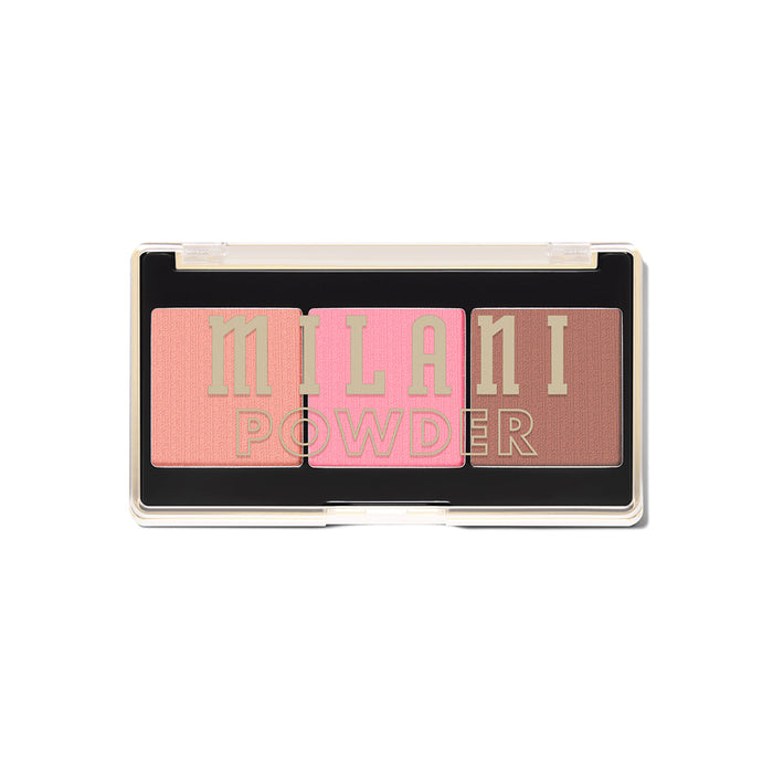 Milani Cheek Kiss Powder Blush Palette - Golden Hour Glow