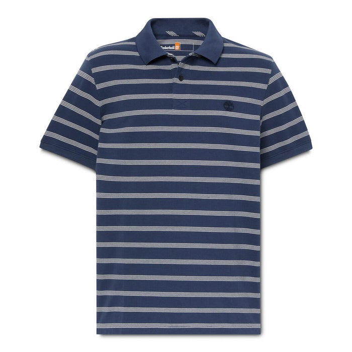 Millers River 4 Rows Stripes Short Sleeve Polo