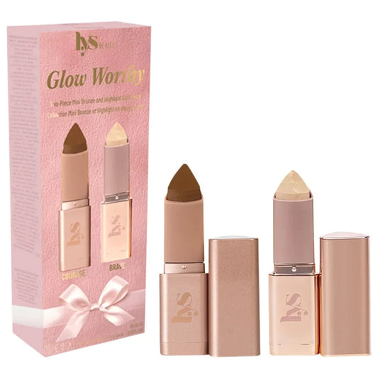Mini Glow Worthy Light Bronzer and Highlighter 2-Piece Set - Harmony