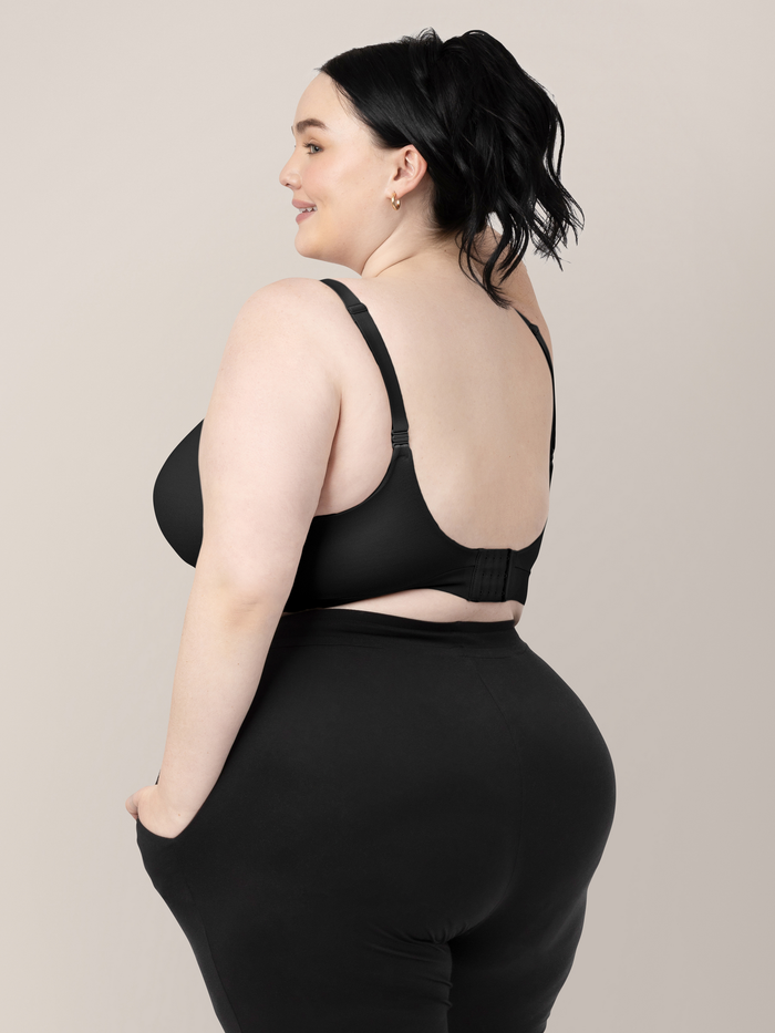 Minimalist Maternity & Nursing Bra | Black - Babies in Bloom