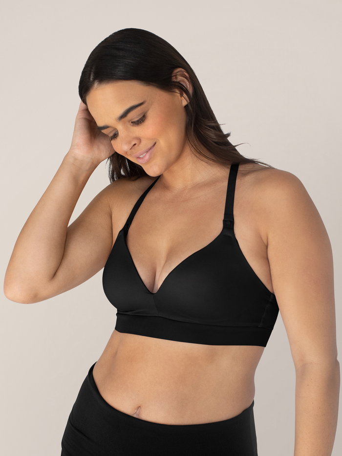 Minimalist Maternity & Nursing Bra | Black - Babies in Bloom