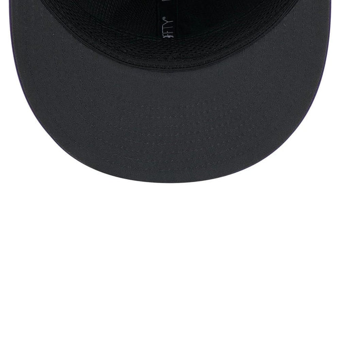 Pictured is this NFL Sideline 2026 Minnesota Vikings 59FIFTY Fitted cap in purple. 2