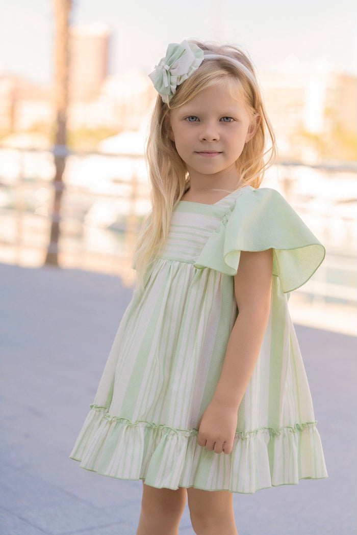 Miranda Green Striped Dress