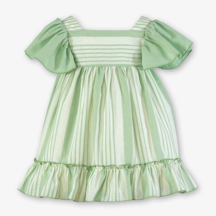 Miranda Green Striped Dress