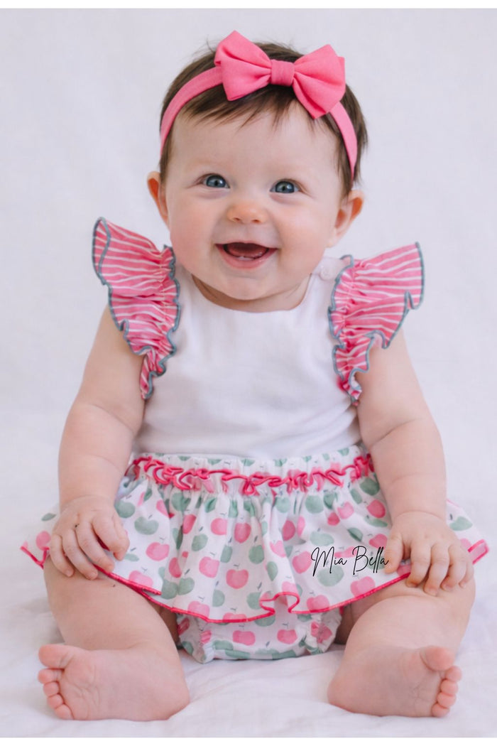 Miranda Jam Pant Set Apple Print