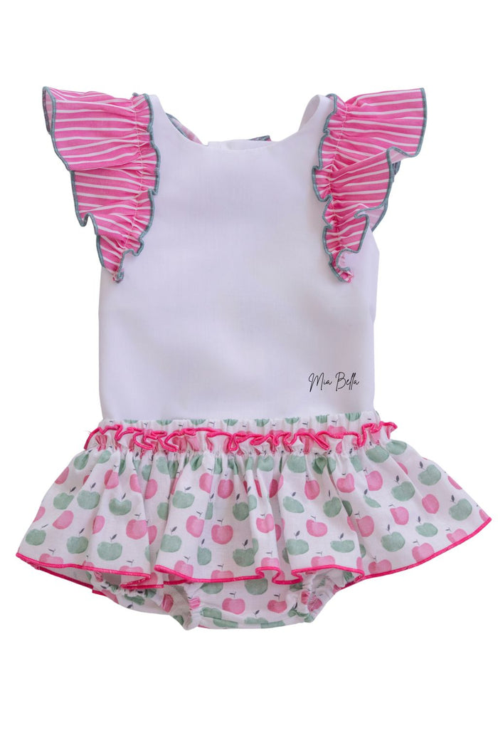 Miranda Jam Pant Set Apple Print