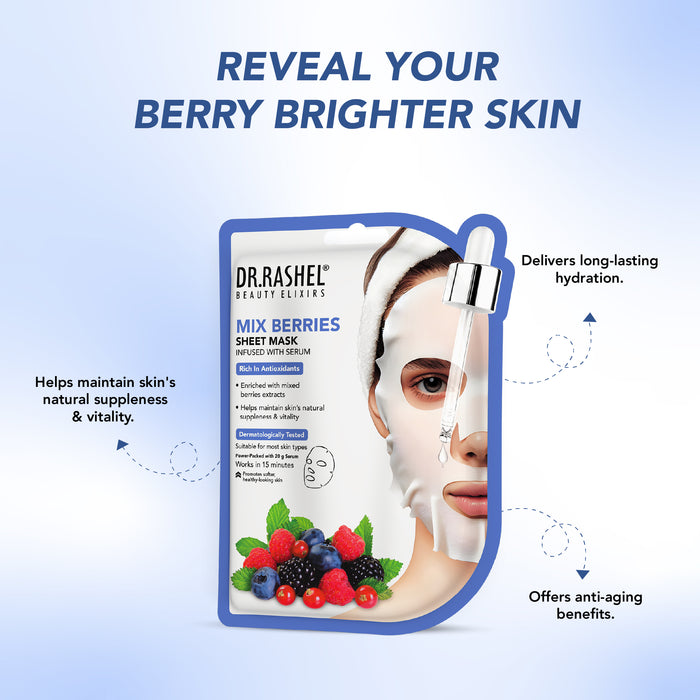 Mix Berries Sheet Mask with Serum