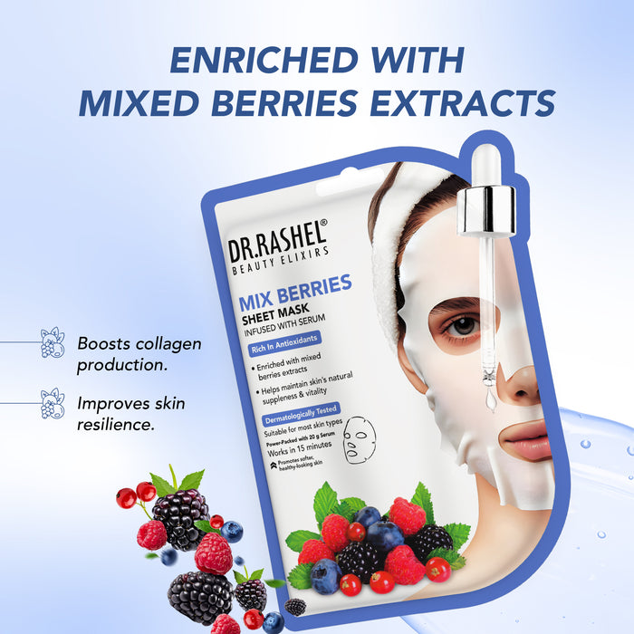 Mix Berries Sheet Mask with Serum